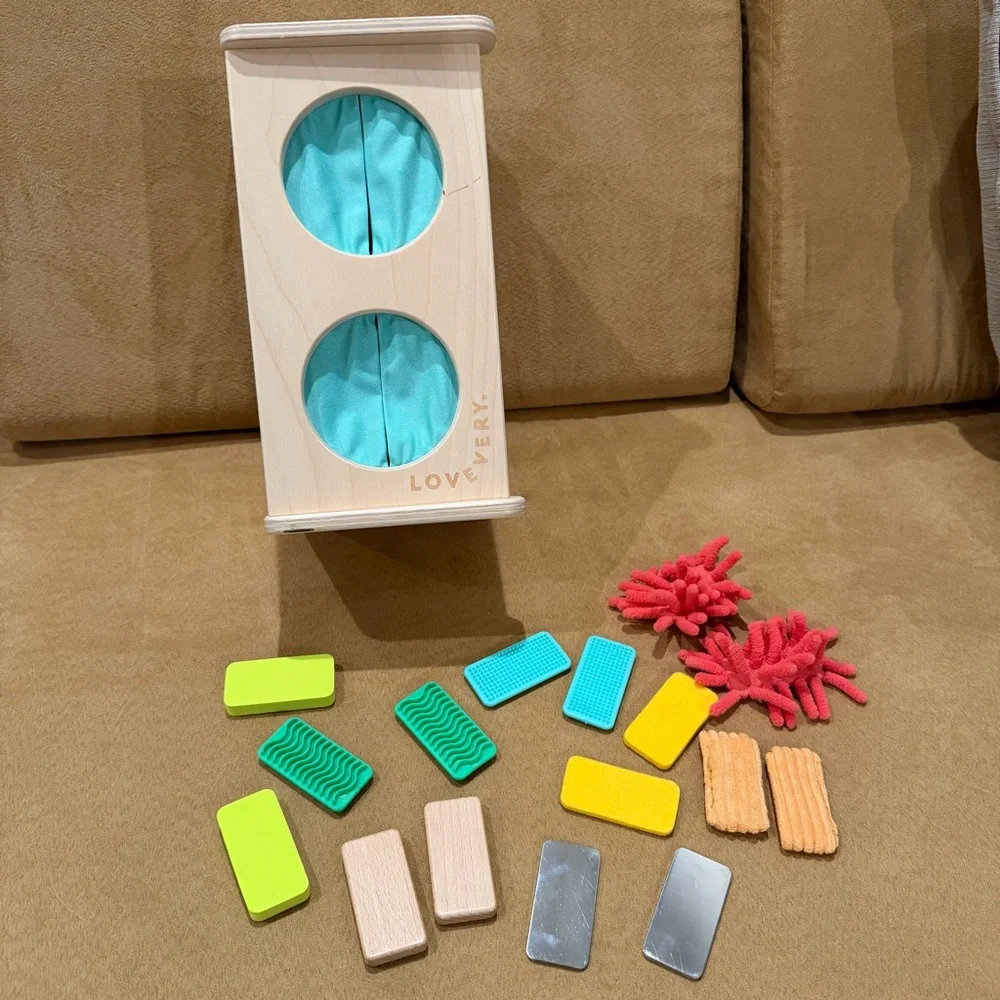 Lovevery Montessori Colorful Sensory Box from the Playkits